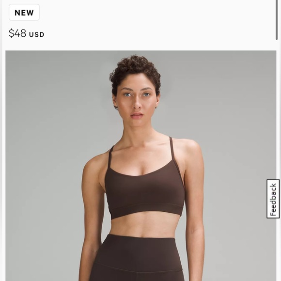 Lululemon Sport Bra - Size 8 - Flow Y Bra - Picture 4 of 5